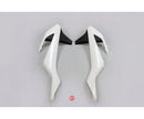 UFO KTM Radiator Shrouds Sx/sxf 17 (OEM White/ Black)