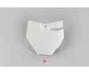 UFO KTM Front No. Plate 85SX 18 White