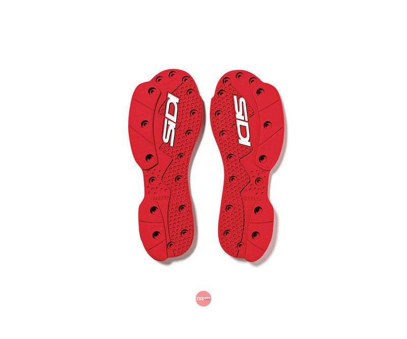 Sidi Supermotard Soles 45/46 Red CF2SRS ref46