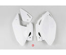 UFO Honda CRF450X 05-16 Sidepanels White