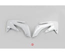 UFO Honda Radiator Shrouds CRF250R 04-09/X 04-16 White