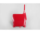 UFO Honda Front Plate CR125/250/CRF250/450 04-07 (red 00-18)