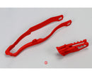 UFO Honda Kit Chain Guide + S/arm Chain Slider CRF250R 14-17/CRF450R 13-16 (red 00-18)