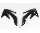 UFO Honda Radiator Shrouds CRF450X 05-07  Black