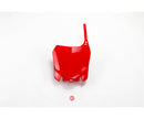 UFO Honda Front No. Plate CRF250R 14-17/CRF450R 13-16 (red 00-18)