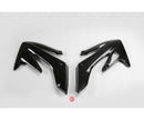 UFO Honda Radiator Shrouds CRF250R 04-09/X 04-16  Black