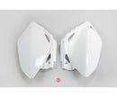 UFO Honda Side Panels CRF450 05-06 White