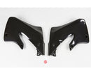 UFO Honda Radiator Shrouds CR125 98-99/250 97-99  Black