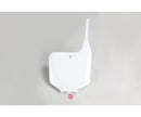UFO Honda No. Plate CR125/250/500 95-01 White