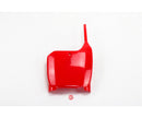 UFO Honda Front No. Plate CR125/250 00-03 (red 00-18)