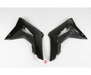 UFO Honda Radiator Shrouds CRF250R 18/450R 17-18  Black