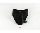 UFO Husky Front No. Plate TC85 18 ( Black)