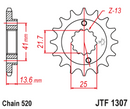 JT Sprockets Front OE Steel T14