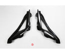 UFO Husky Upper Radiator Shrouds Cr/wr 2009/TC250 09-13  Black