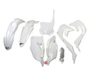 UFO Plastics Kit Kawasaki KX250F 21-24/KX450F 19-23 White