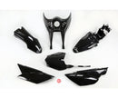 UFO Plastics Kit Kawasaki KLX 110 10-25 Black