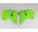 UFO Kawasaki Radiator Shrouds KX125/250 92-93 Green