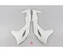 UFO Kawasaki Radiator Shrouds KX250F 17-18 White