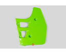 UFO Kawasaki Radiator Shrouds KX125 88-89 Green