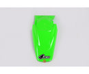 UFO Kawasaki Rear Fender KX65 01-25 Klx 110 01-09 Green