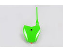 UFO Kawasaki Front No. Plate KLX110 10-25 Green