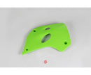 UFO Kawasaki Radiator Shrouds KX80 91-97 Green
