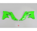 UFO Kawasaki Radiator Shrouds KX250F 13-16 Green