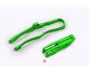 UFO Kawasaki Kit Chain Guide/s-arm Slider KXF250 17-25 KXF450 16-25 (Green)