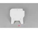 UFO Kawasaki Front No. Plate KX80 91-97 White
