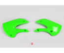 UFO Kawasaki Radiator Shrouds KX65 01-25 Klx 110 01-09 Green