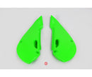 UFO Kawasaki Side Panels KX65 01-25 Klx 110 01-09 (Green))