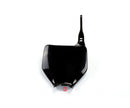 UFO Kawasaki Front No. Plate KX125/250 03-04  Black