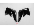 UFO Kawasaki Radiator Shrouds KX250F 04-05  Black