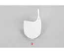 UFO Kawasaki Front No. Plate KX450F 09-12 (White 041/047)
