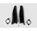 UFO Kawasaki Fork Slider Protectors KX125/250 05-19/250F 04-05  Black