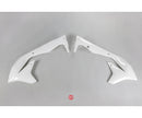 UFO Kawasaki Radiator Shrouds KX450F 16-18 White