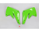 UFO Kawasaki Radiator Shrouds KX250F 04-05 Green