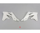 UFO Kawasaki Radiator Shrouds KX250F 13-16 White