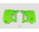 UFO Kawasaki Radiator Shrouds KDX200 90-94 Green