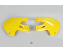 UFO Suzuki Radiator Shrouds RM125/250 99-00 Yel