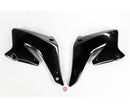 UFO Suzuki Radiator Shrouds RMZ250 04-06  Black