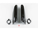 UFO Suzuki Fork Slider Protectors RM125/250 99-00  Black