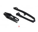 UFO Suzuki Chain Guide/swingarm Slider Kit RMZ250 19-25/RMZ450 18-25 ( Black)