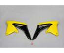 UFO Suzuki Radiator Shrouds RMZ450 09-17 (yel 01-18)