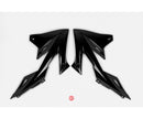 UFO Suzuki Radiator Shrouds RMZ250 19-25/RMZ450 18-25  Black