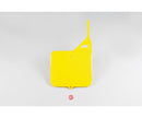 UFO Suzuki Front No. Plate RM125/250 87-95  Yellowow
