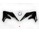 UFO Yamaha Radiator Shrouds YZF250 19-23 YZF450 18-22 WRF250 20-25 WRF450 19-25  Black