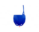 UFO Yamaha Front No. Plate YZ65 19-25 YZ85 15-25 (reflex  Blue)