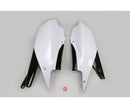 UFO Yamaha Side Panels YZF250 19-23 YZF450 18-22 WRF250 20-25 WRF450 19-25 White