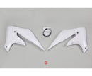 UFO Yamaha Radiator Shrouds YZF250 19-23 YZF450 18-22 WRF250 20-25 WRF450 19-25 White